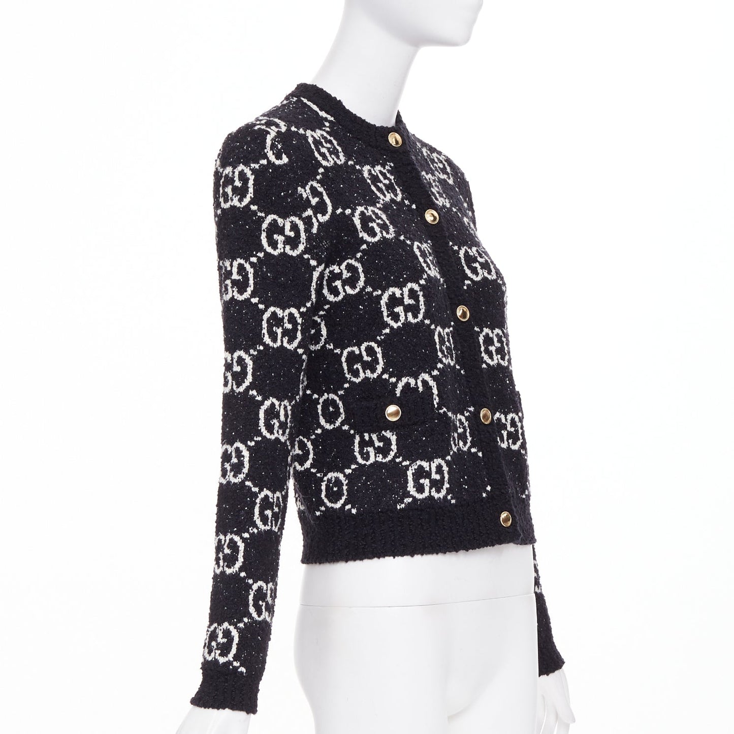 Women's Gucci GG Supreme jacquard cardigan jacket