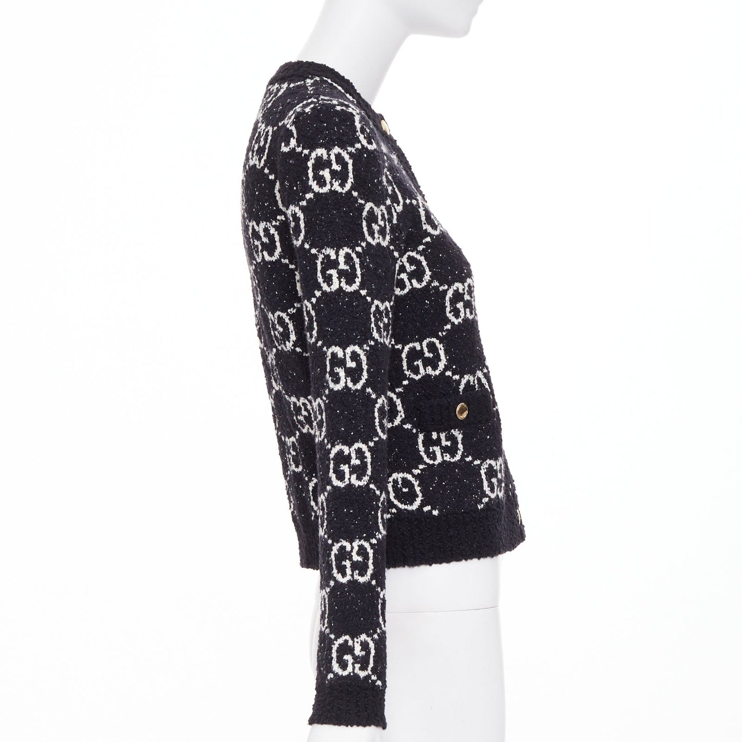 Women's Gucci GG Supreme jacquard cardigan jacket