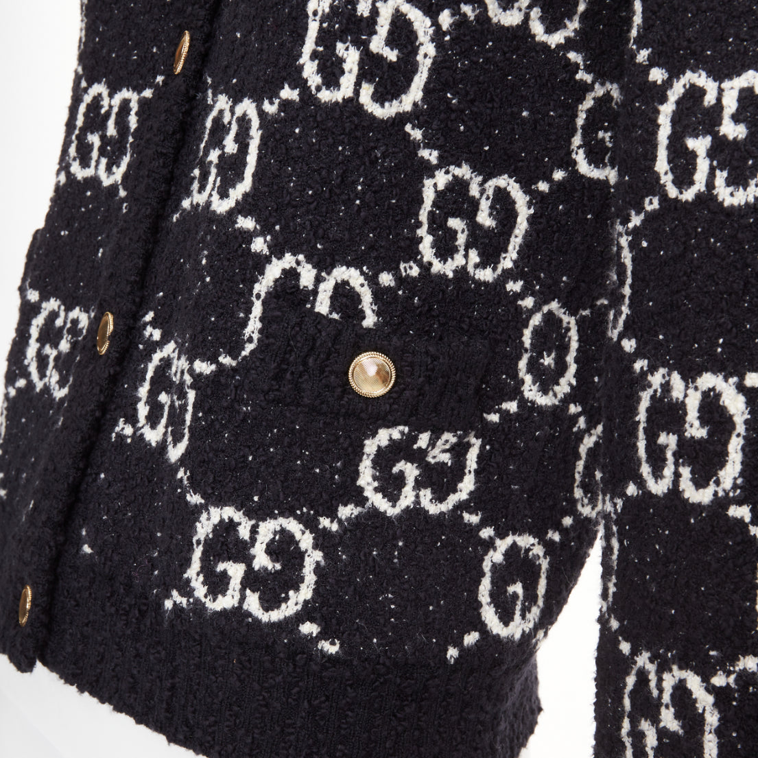 Women's Gucci GG Supreme jacquard cardigan jacket