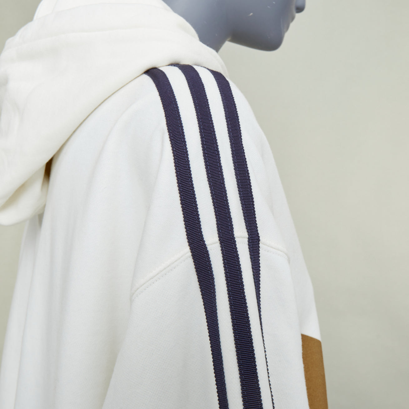 Women's Gucci Adidas Trefoil raw hem hoodie