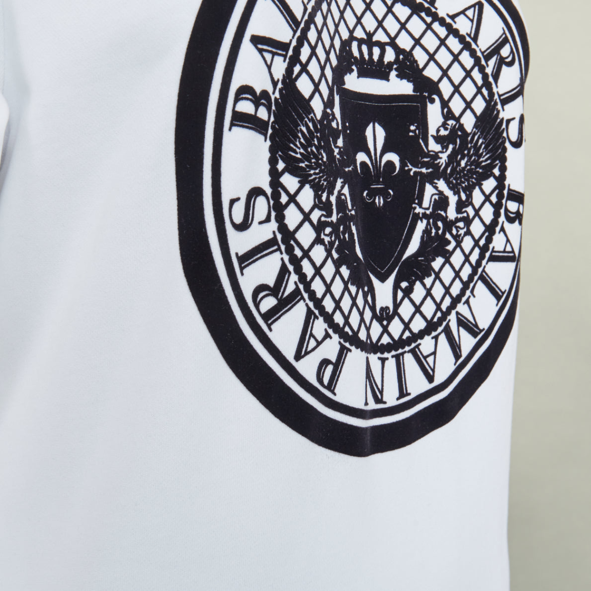 Women's Balmain cotton coin logo sweatshirt
