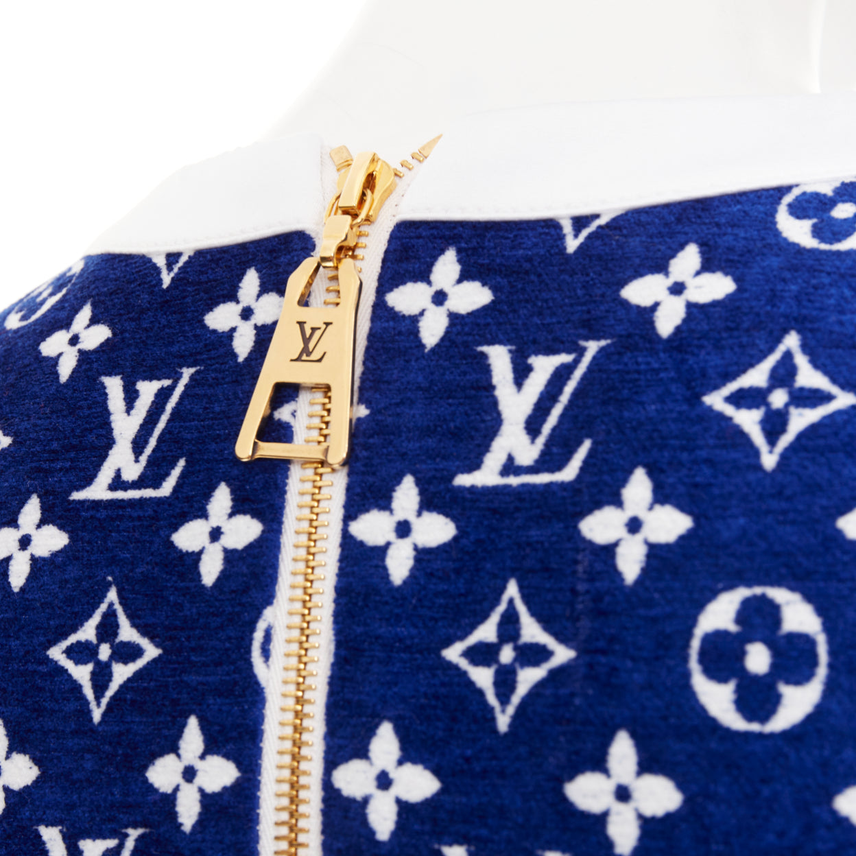 Women's Louis Vuitton Monogram jacquard knit A line dress