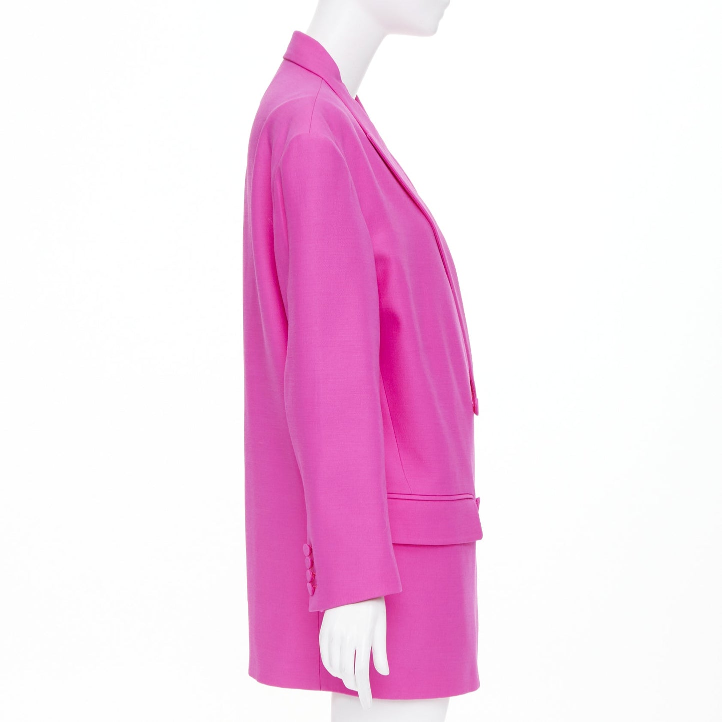 Women's Valentino Pink PP Oversized wool silk jacket