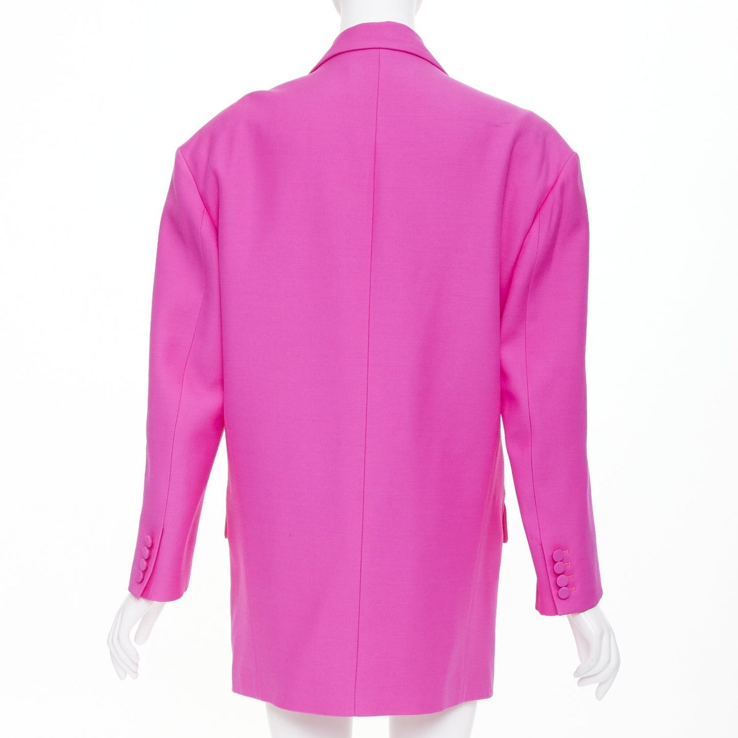 Women's Valentino Pink PP Oversized wool silk jacket