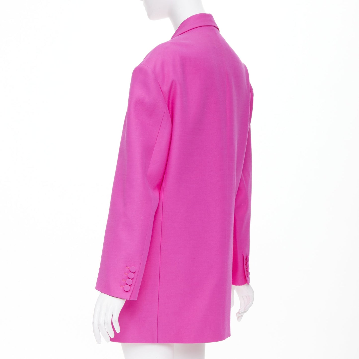 Women's Valentino Pink PP Oversized wool silk jacket