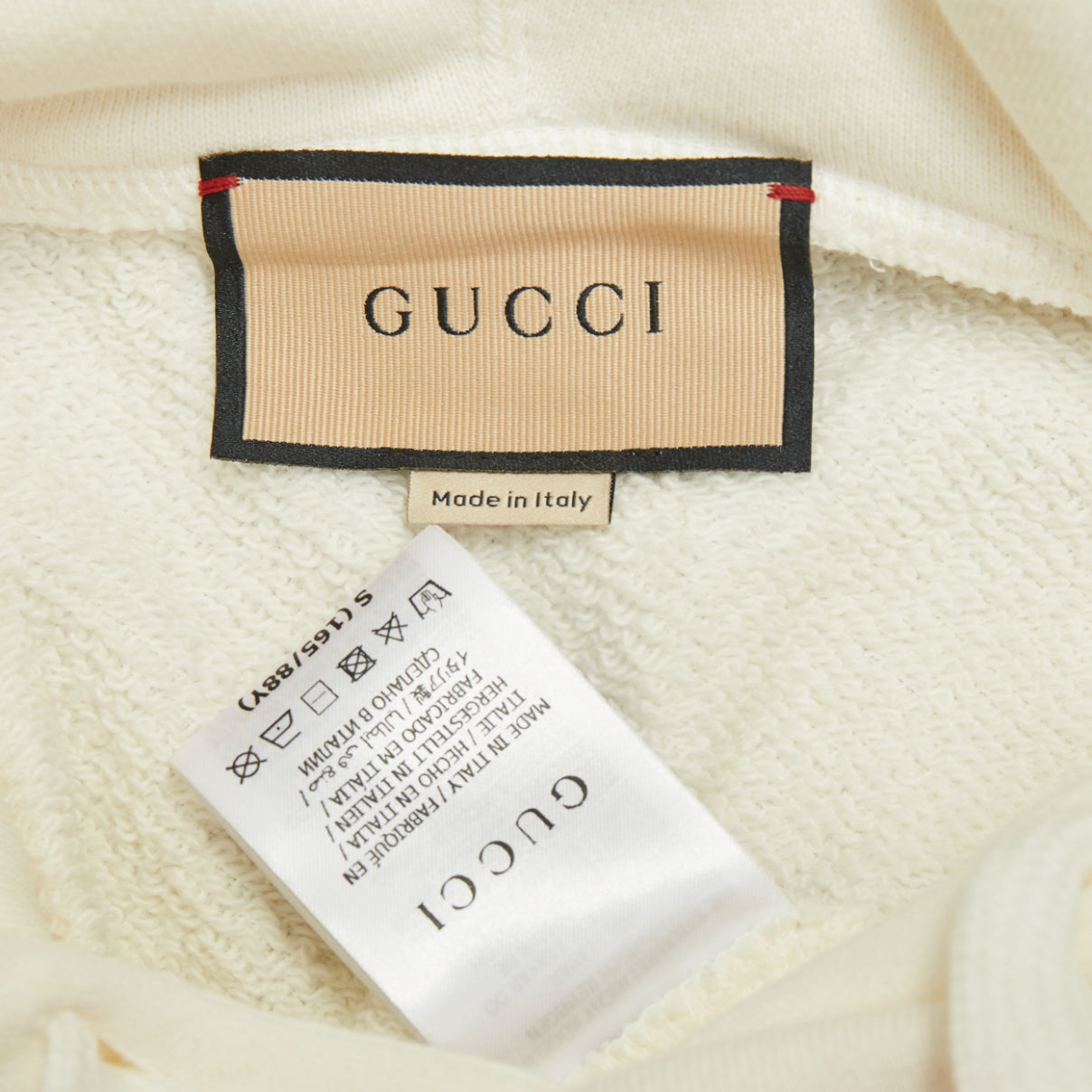 Women's Gucci Rainbow Sequin Logo cropped hoodie