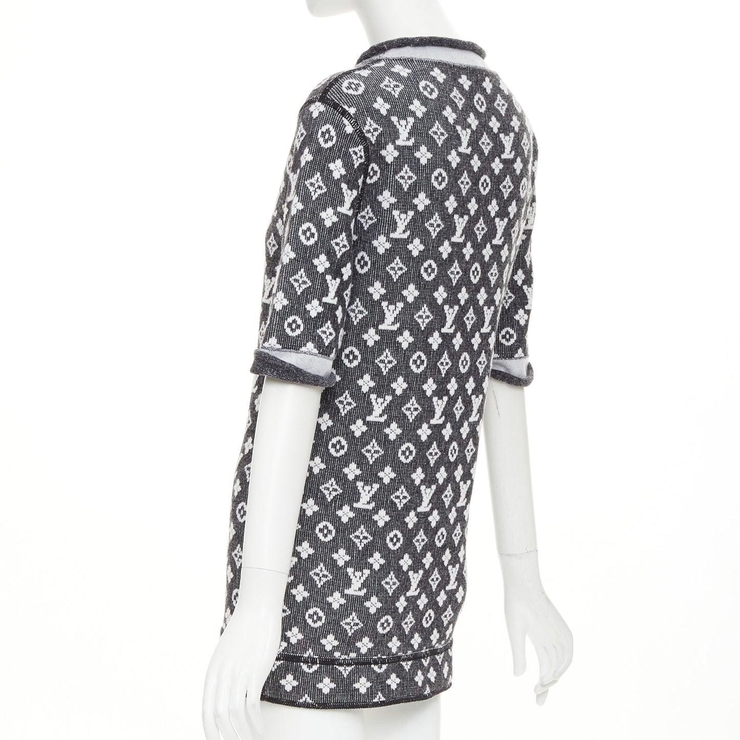 Women's Louis Vuitton monogram chain collar mini dress