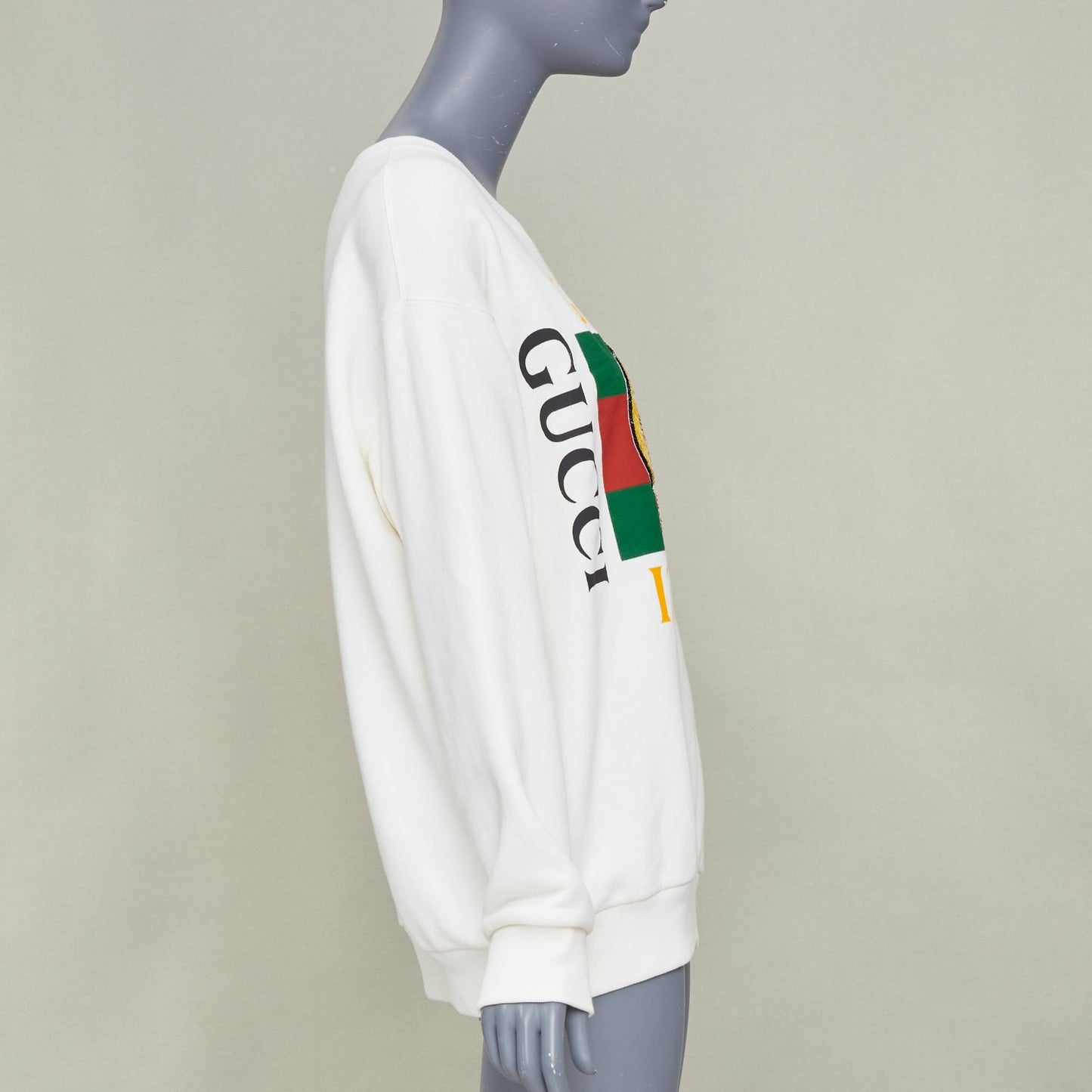Women's Gucci sequinned logo crew sweatshirt