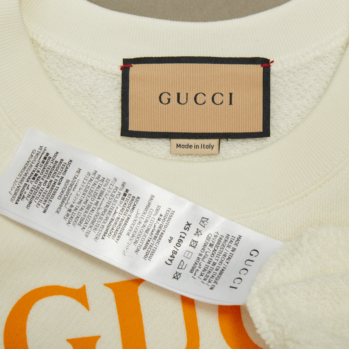 Women's Gucci sequinned logo crew sweatshirt