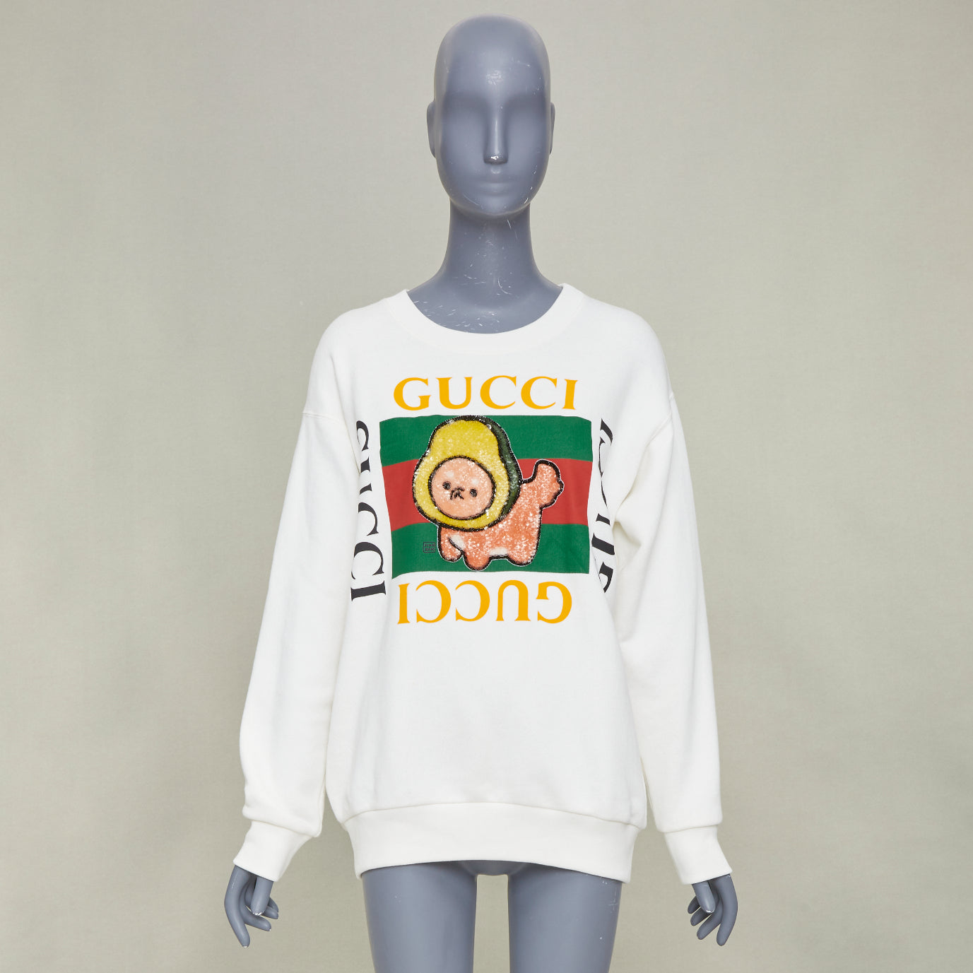 Women's Gucci sequinned logo crew sweatshirt