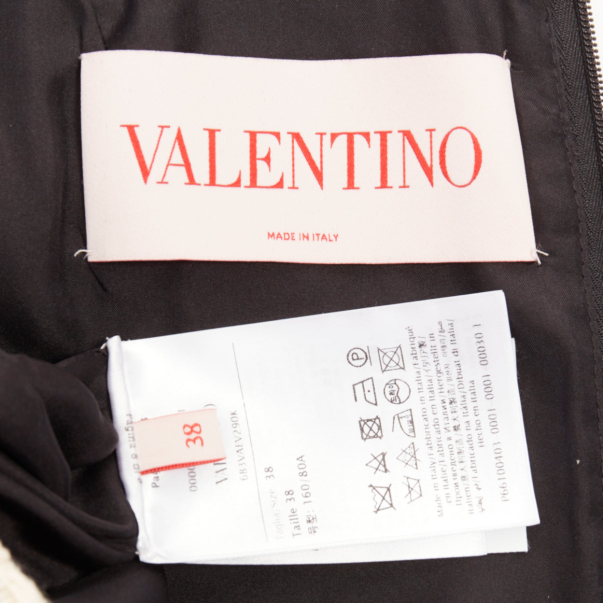 Women's Valentino houndstooth tweed cutout bow mini dress