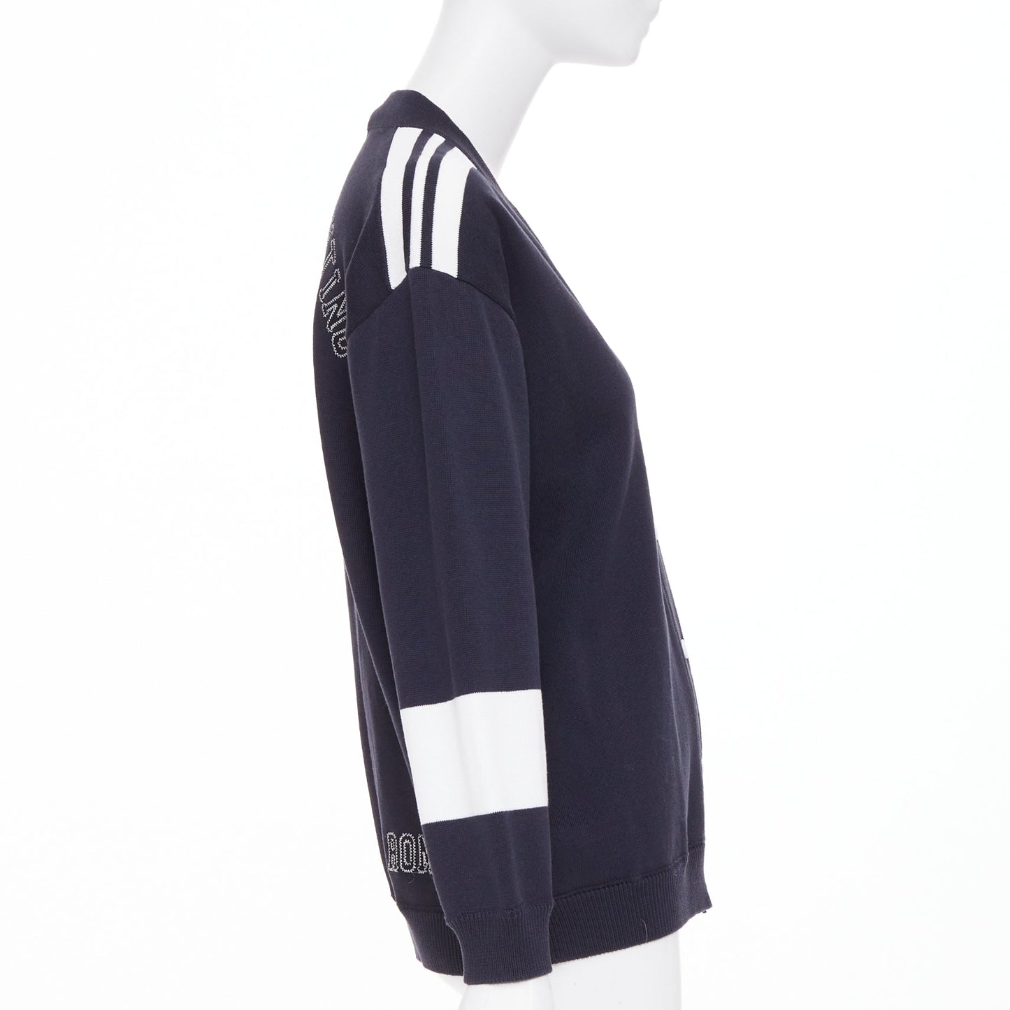Women's Valentino logo embroidered varsity cardigan