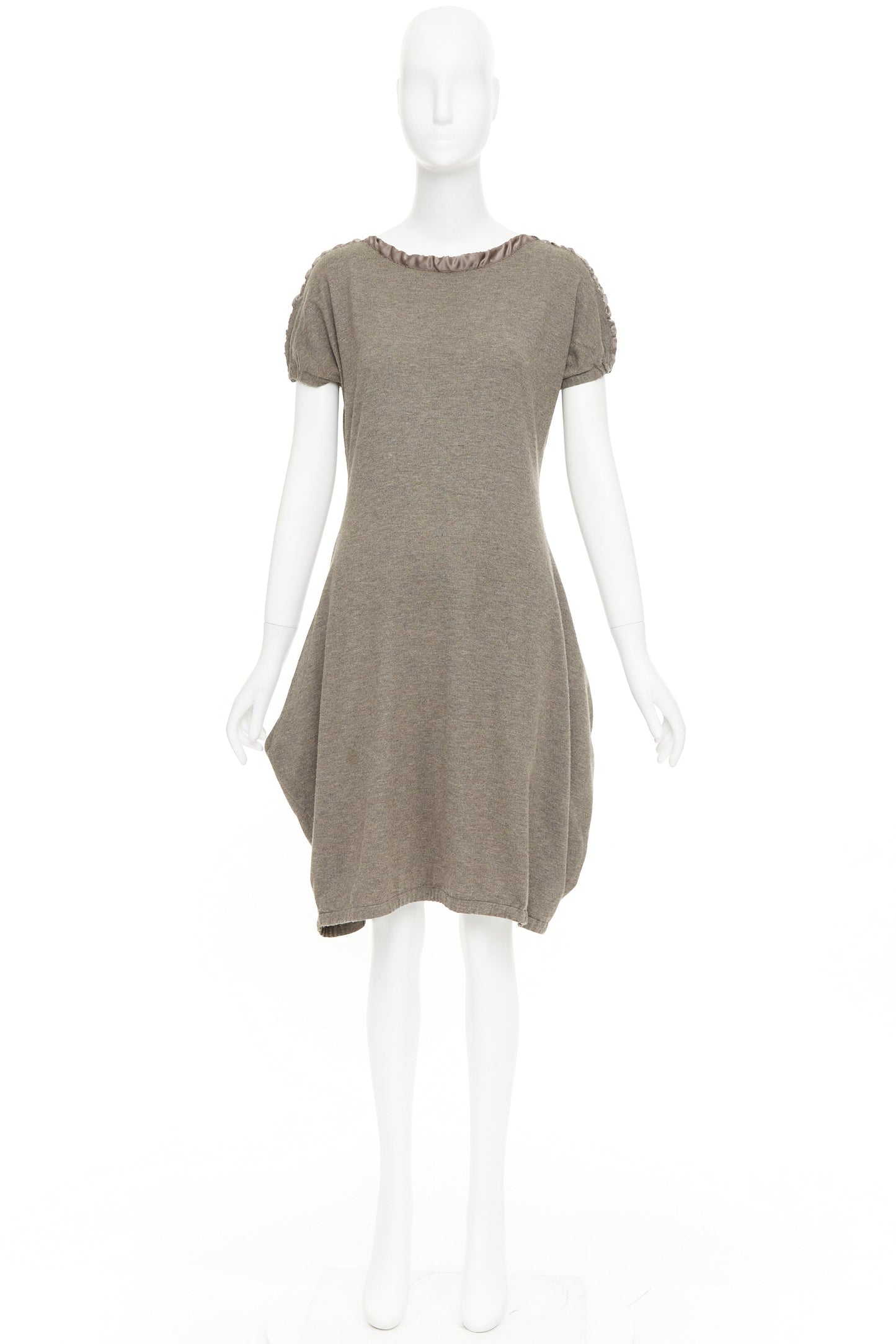 Women's Yes Saint Laurent Edition 24 ruched satin trim dress