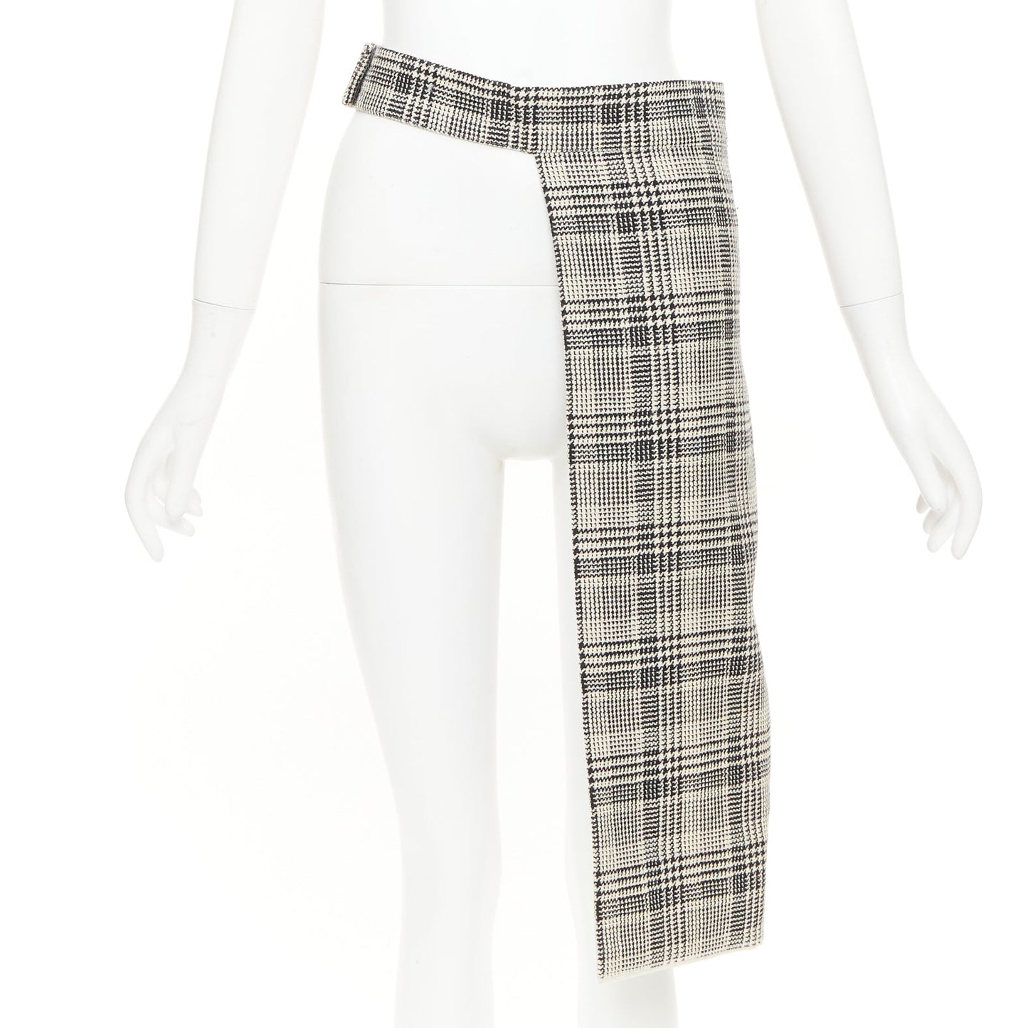 Women's Prada Glen check virgin houndstooth wool tweed skirt
