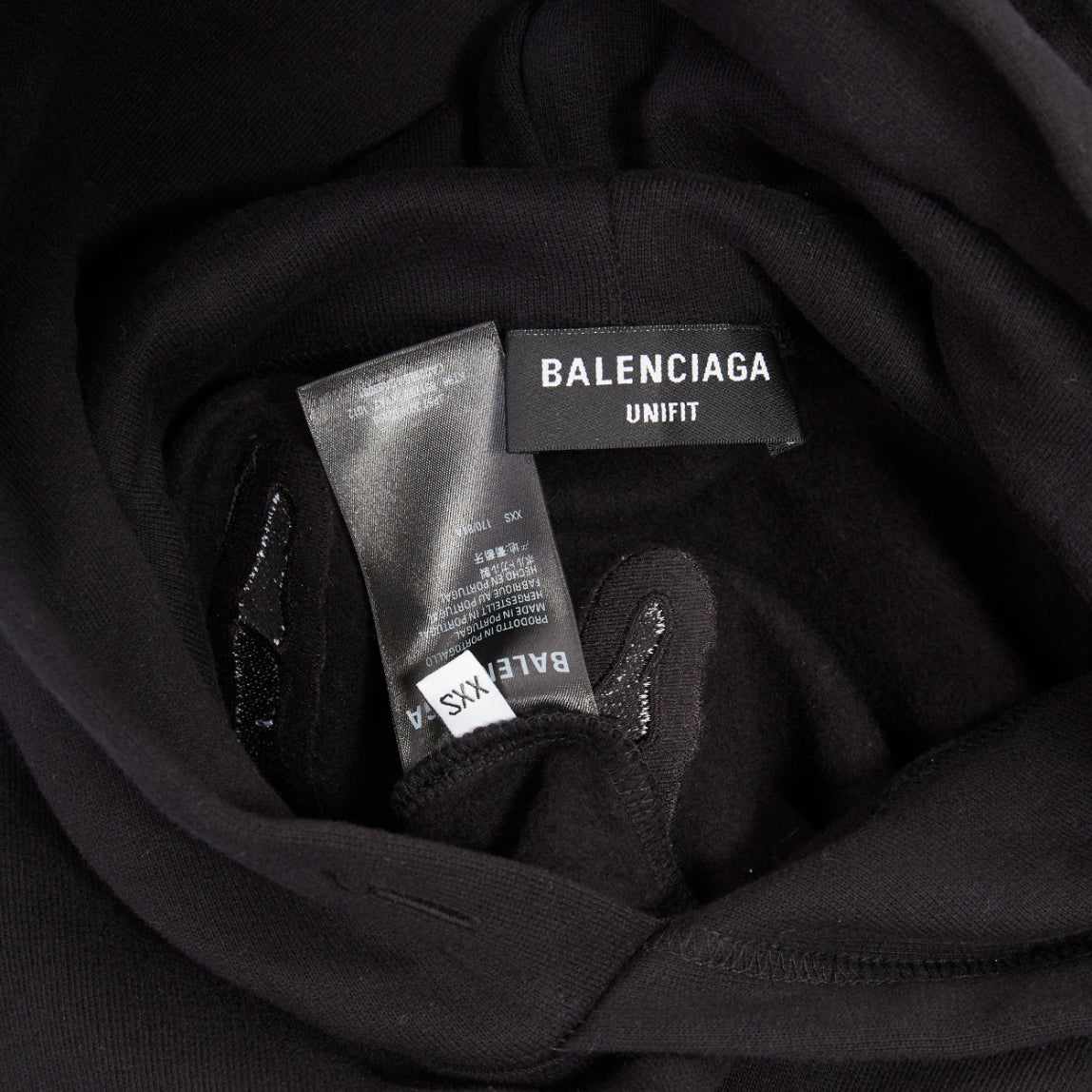 Women's Balenciaga Melting Smiley Face oversized hoodie