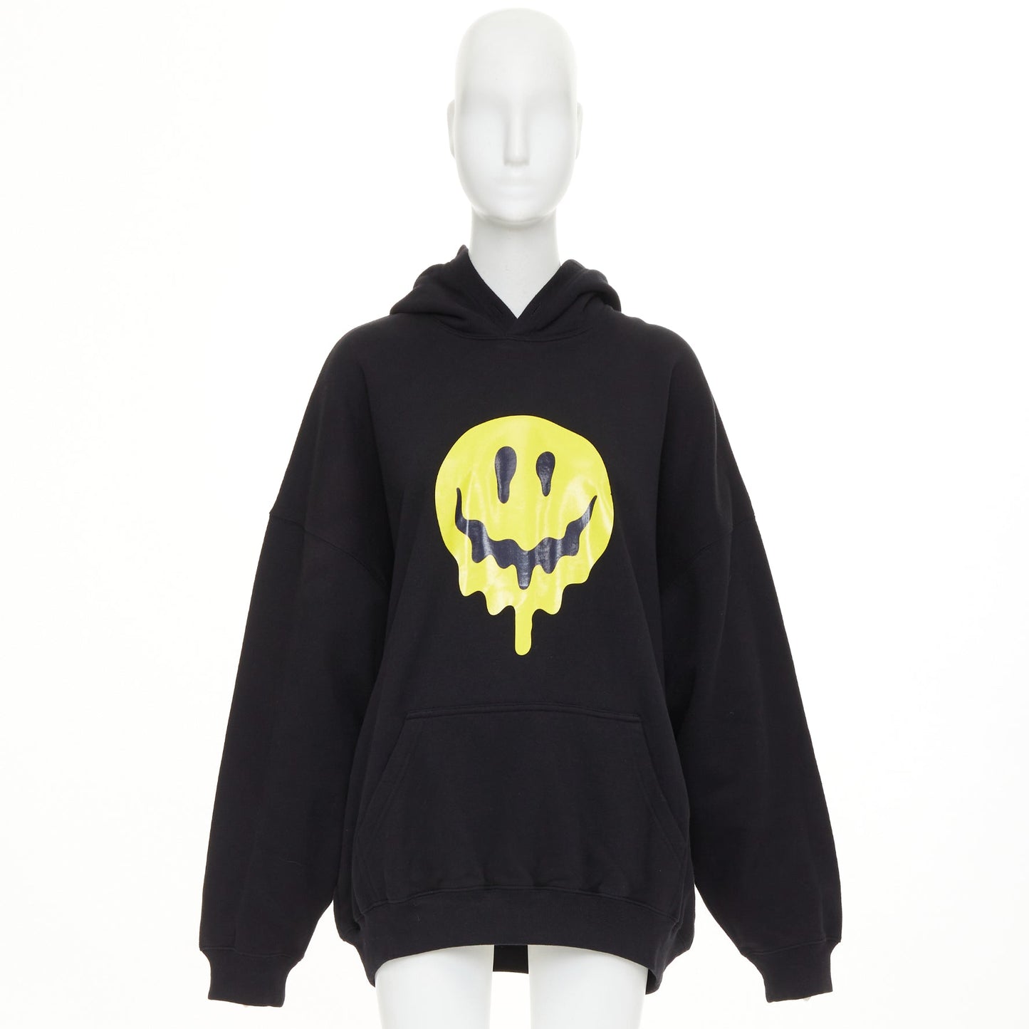 Women's Balenciaga Melting Smiley Face oversized hoodie