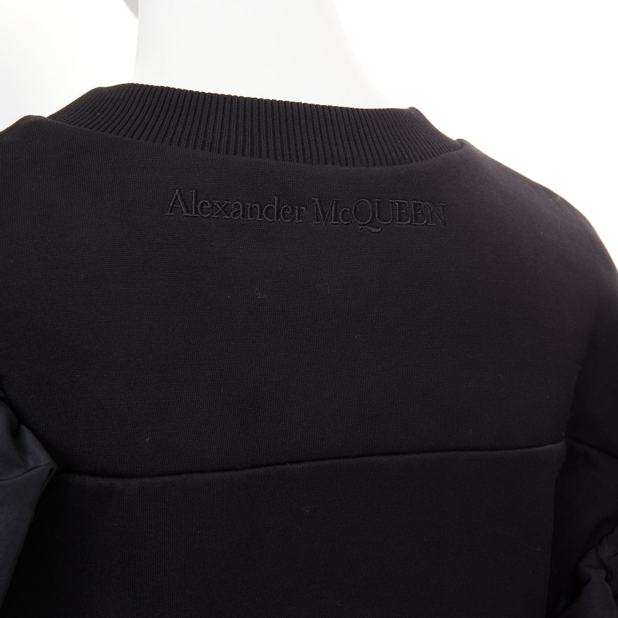 Women's Alexander McQueen ruffle cotton blend pullover sweater