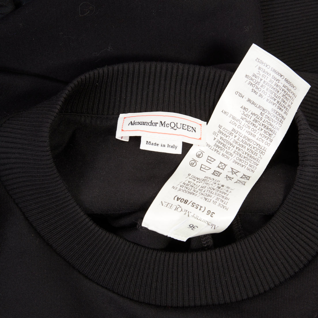 Women's Alexander McQueen ruffle cotton blend pullover sweater