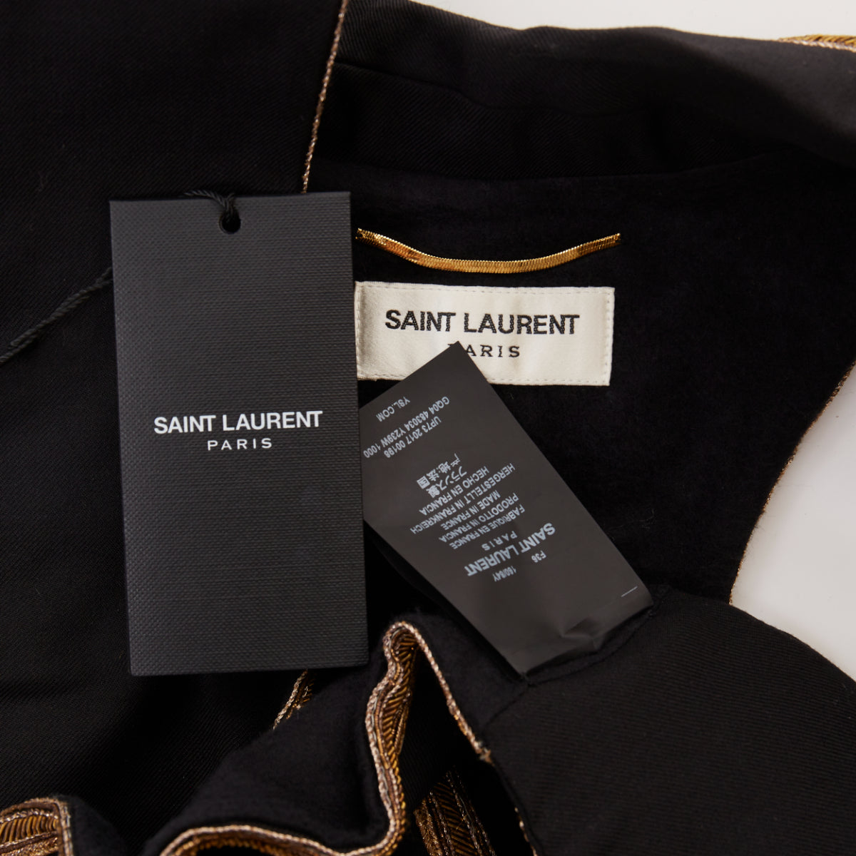 Women's Saint Laurent sequins rope bead embellished vest