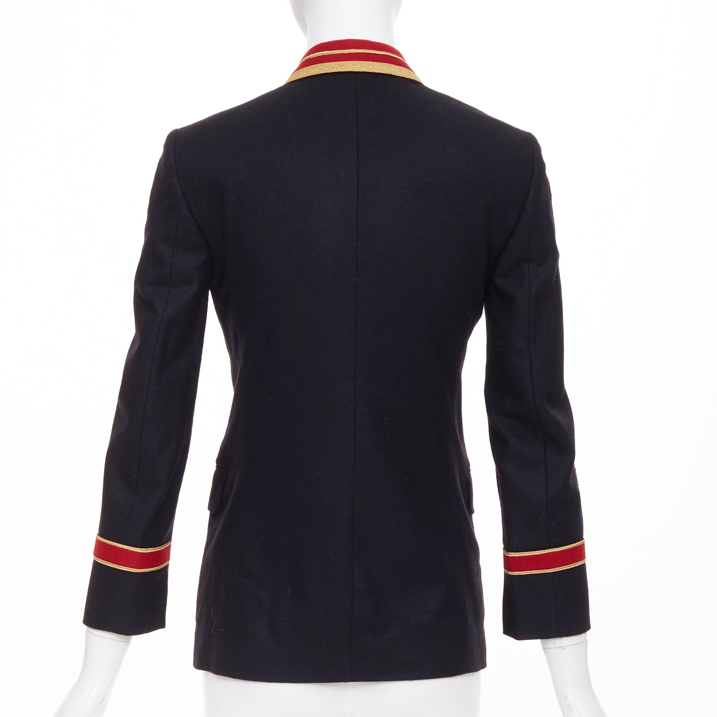 Women's Saint Laurent Officer Napoleon wool blazer