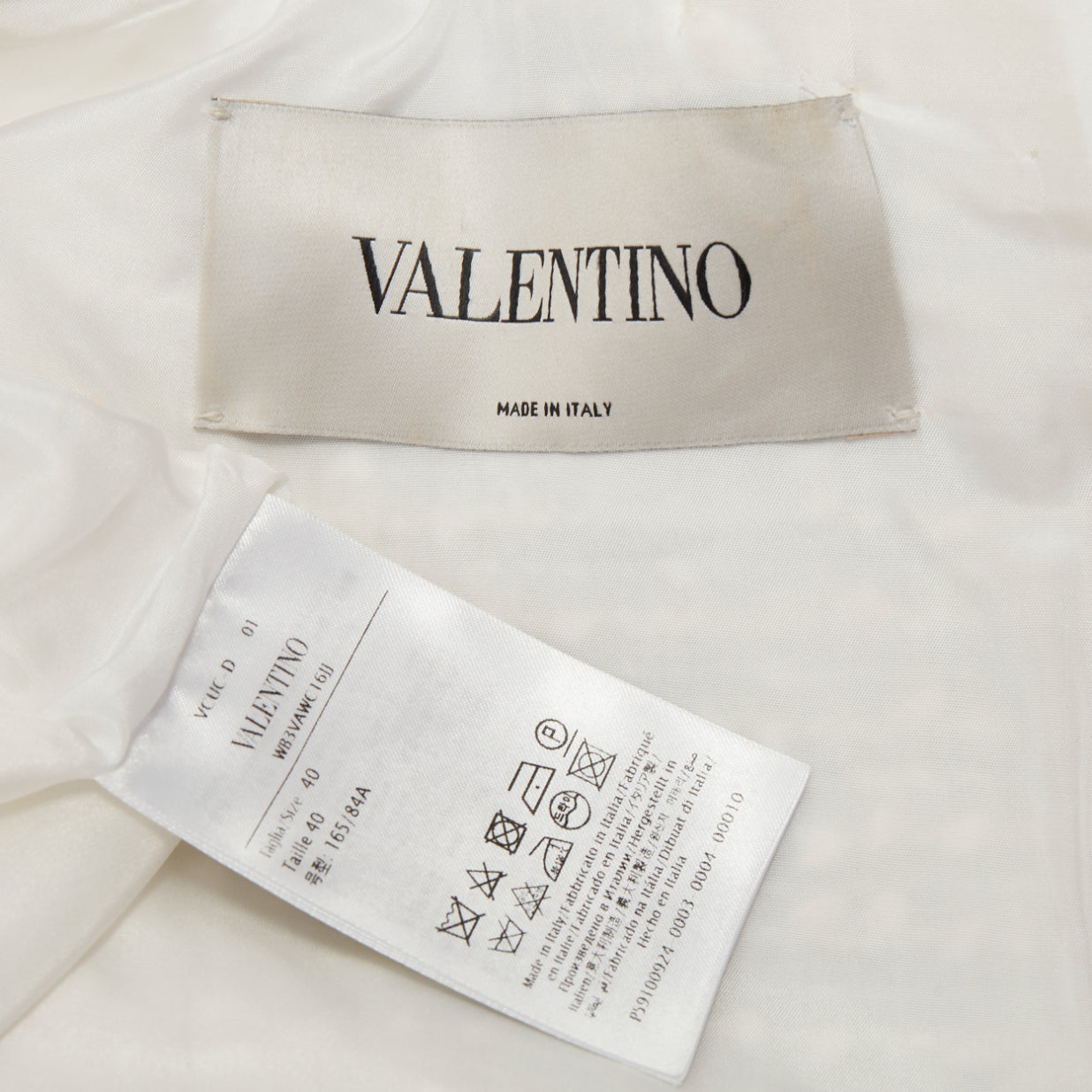 Women's Valentino cotton tweed short sleeve dress
