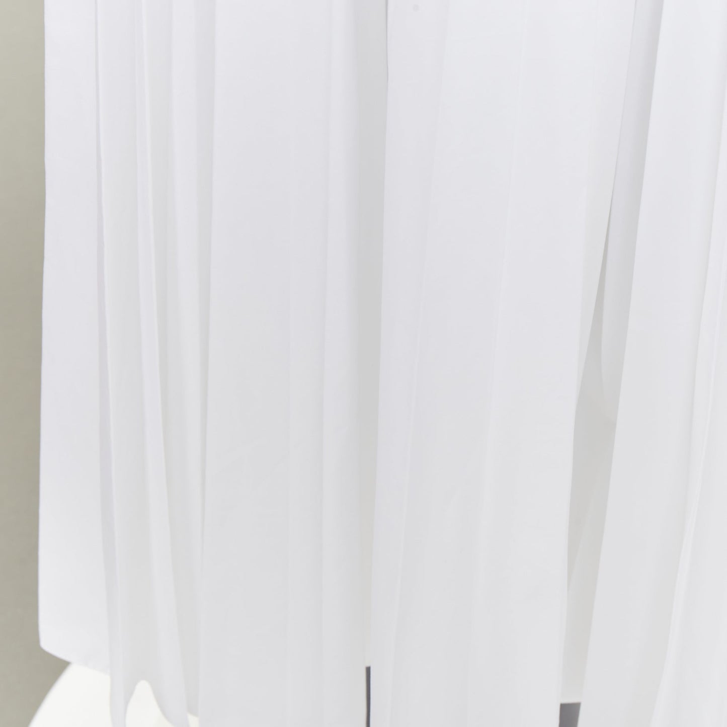 Women's Valentino Le Blanc cotton blend pleated skirt dress