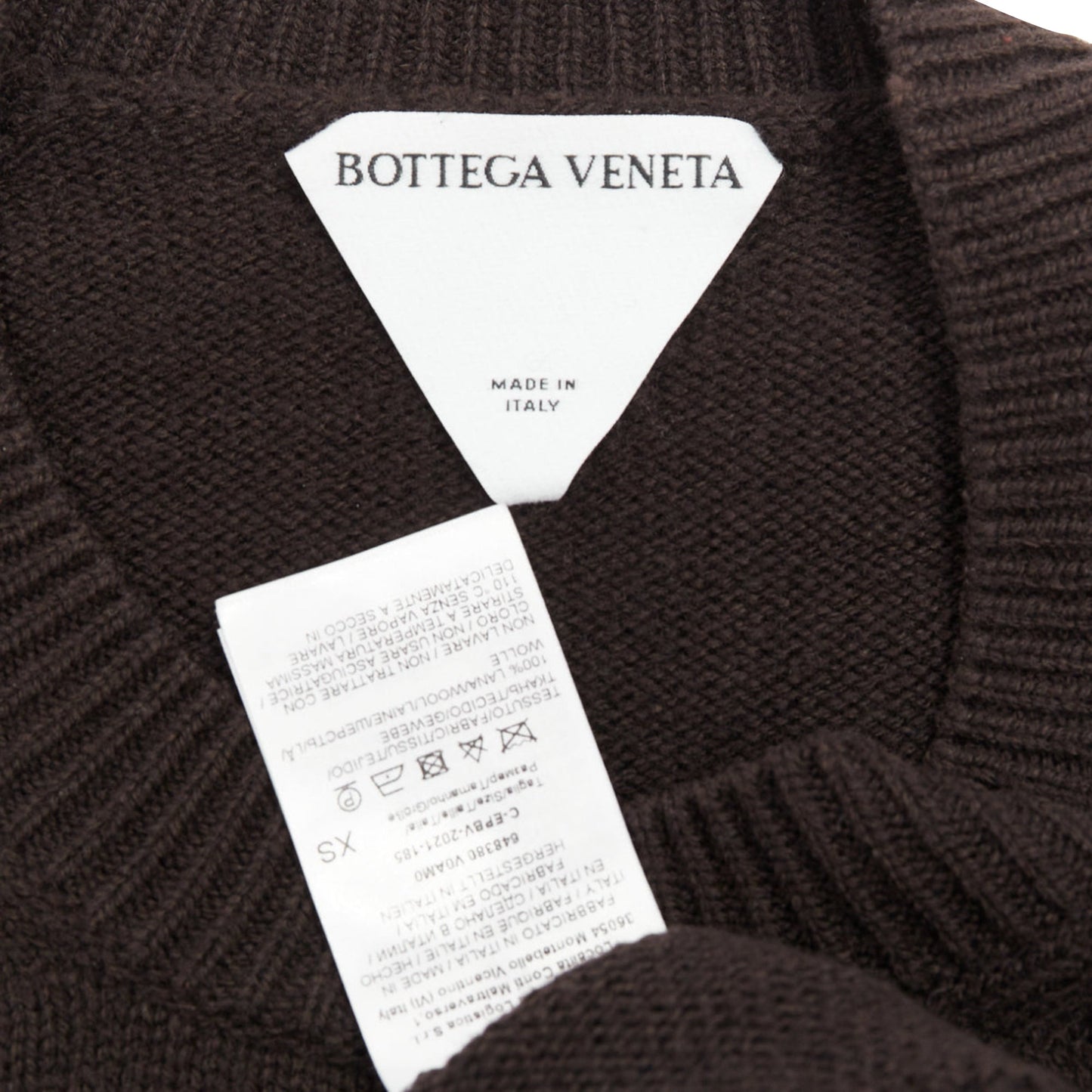 Women's Bottega Veneta wool classic crew neck long sleeve pullover