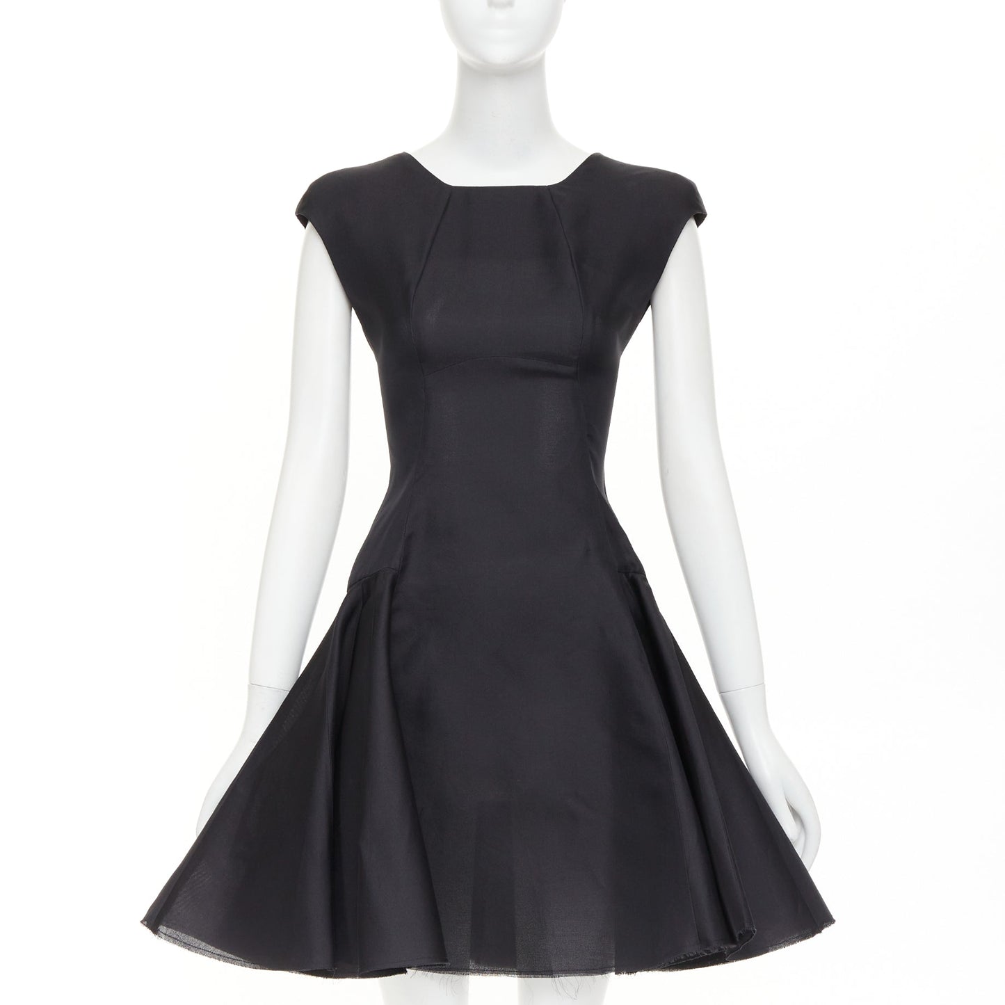 Women's Victoria Beckham tailored cap sleeve structured dress