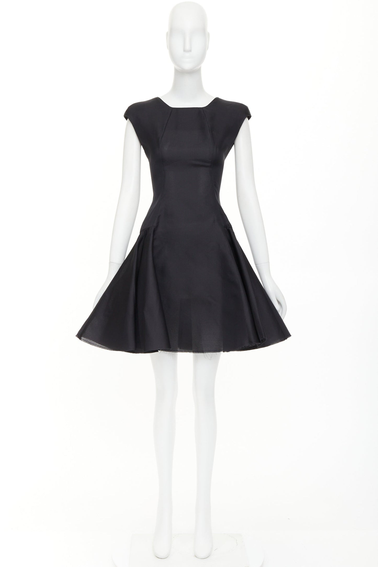 Women's Victoria Beckham tailored cap sleeve structured dress
