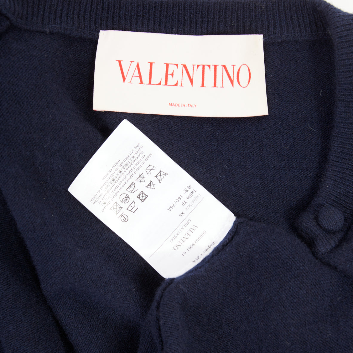 Women's Valentino wool oversized silk double duchesse bow cardigan