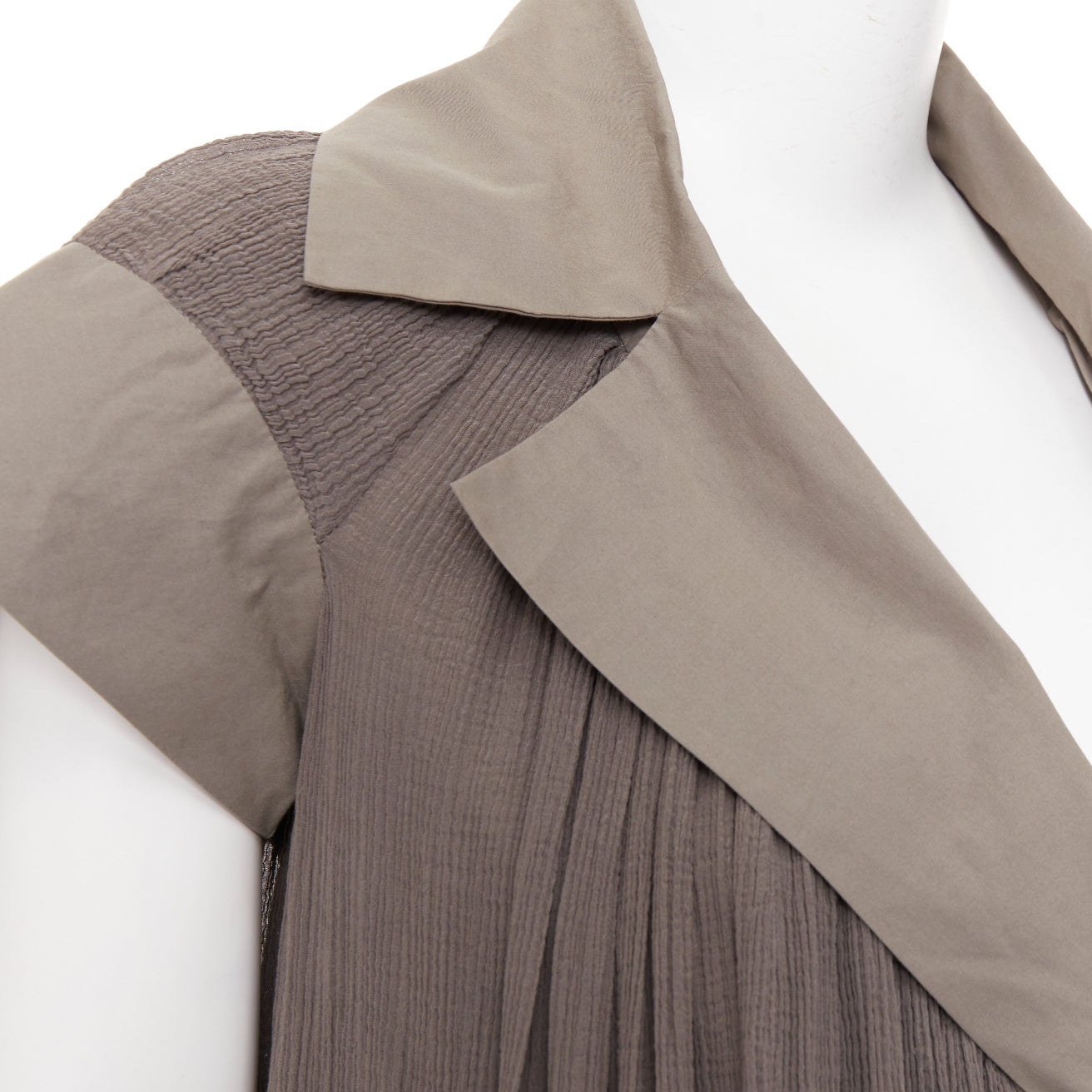 Women's Bottega Veneta cotton chiffon pleated dress