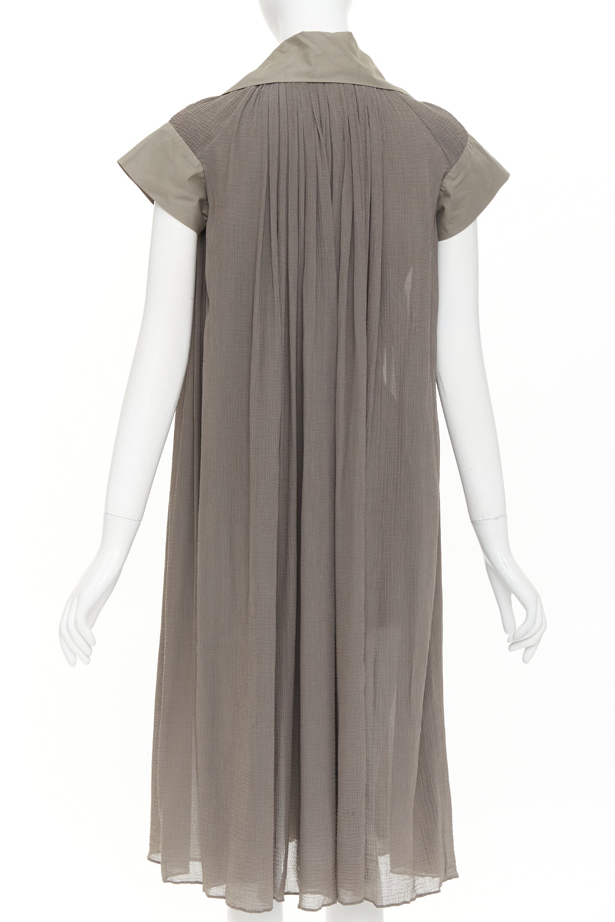 Women's Bottega Veneta cotton chiffon pleated dress