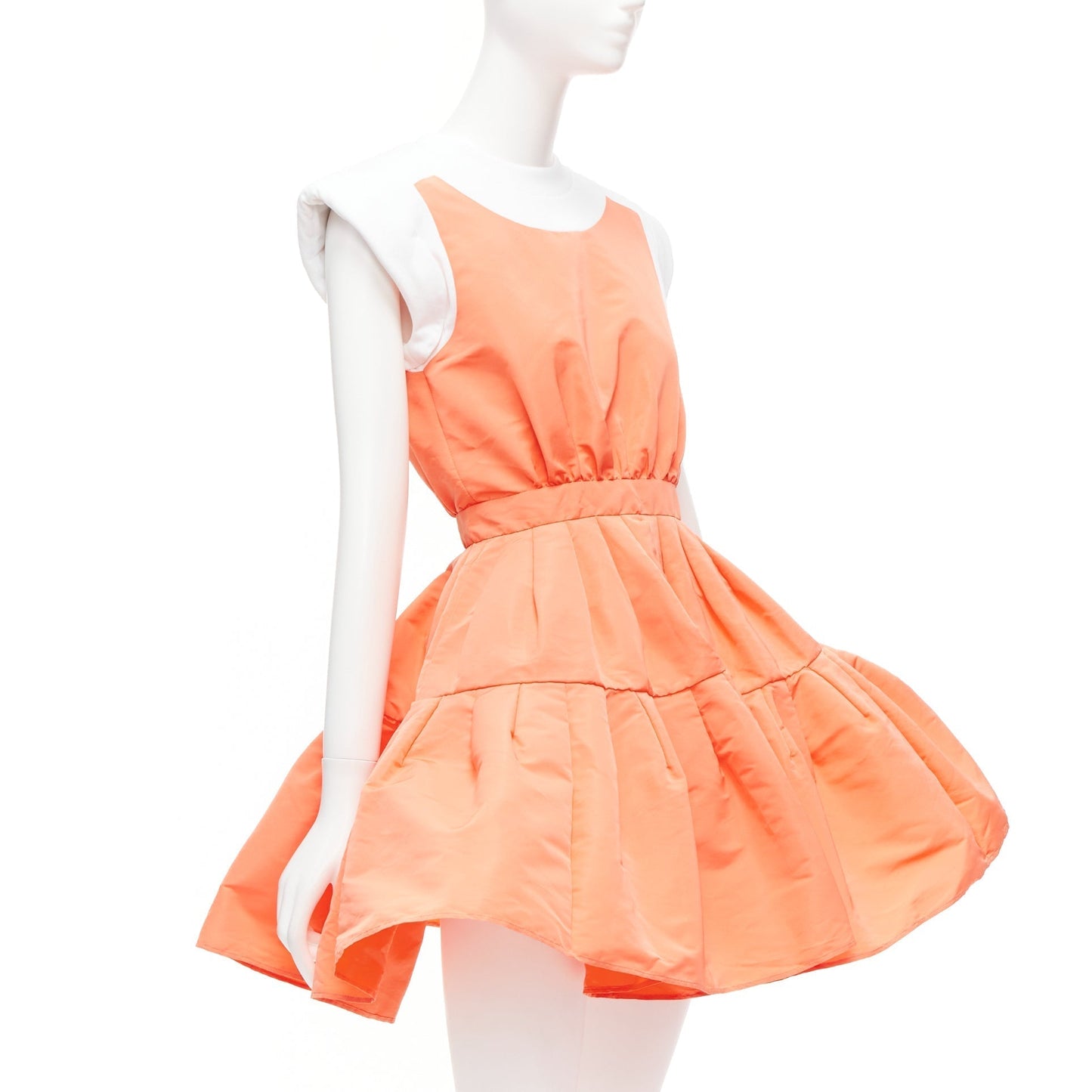 Women's Alexander McQueen taffeta tank flared dress