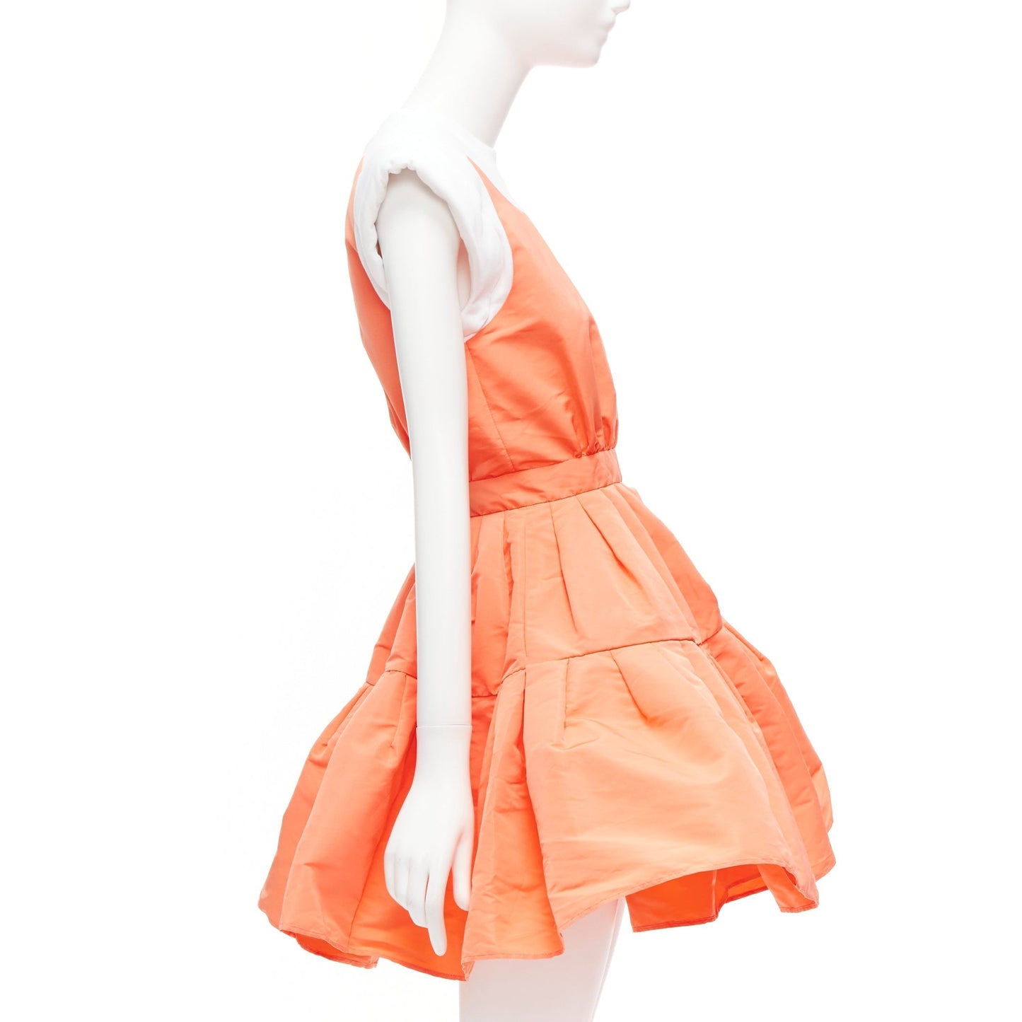 Women's Alexander McQueen taffeta tank flared dress