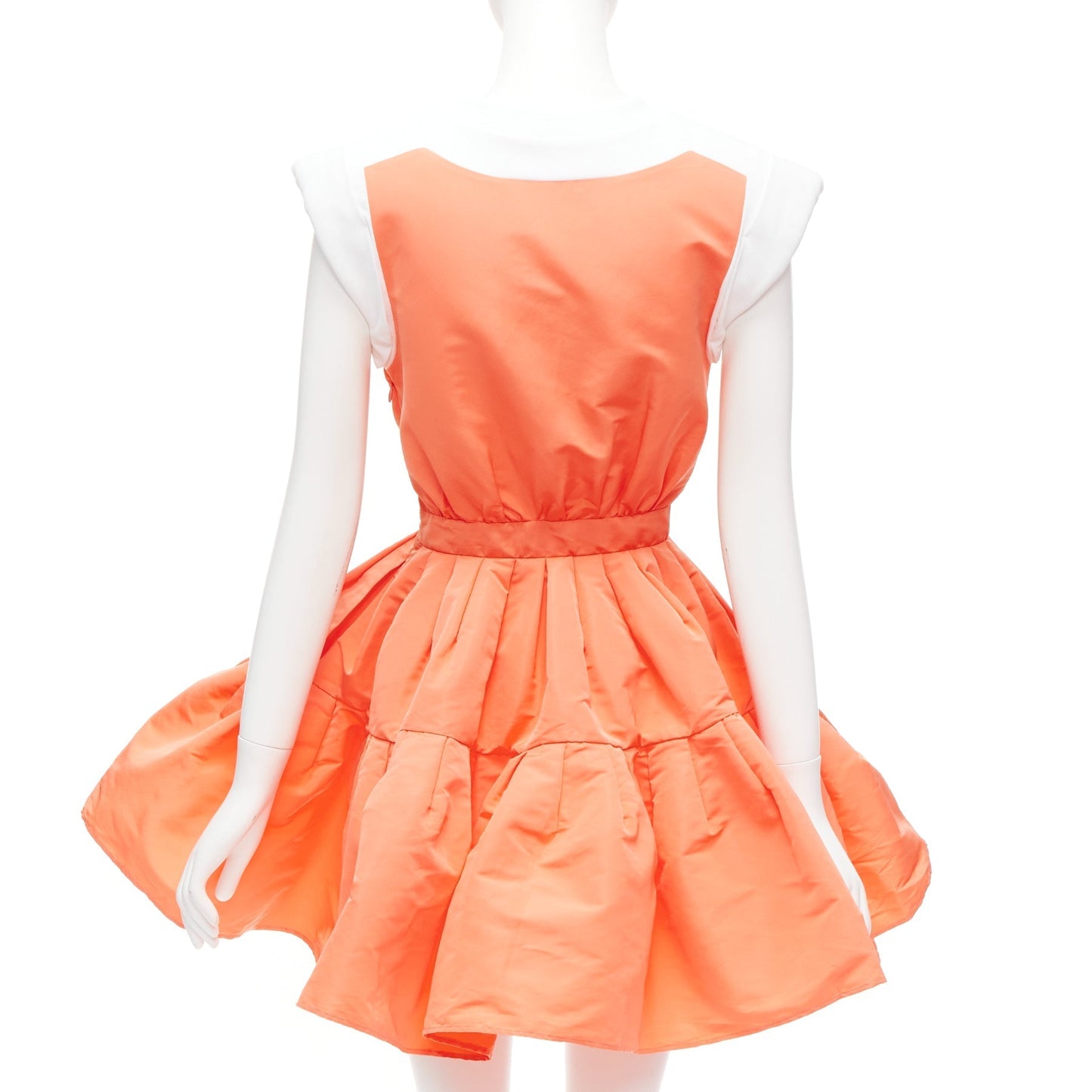 Women's Alexander McQueen taffeta tank flared dress