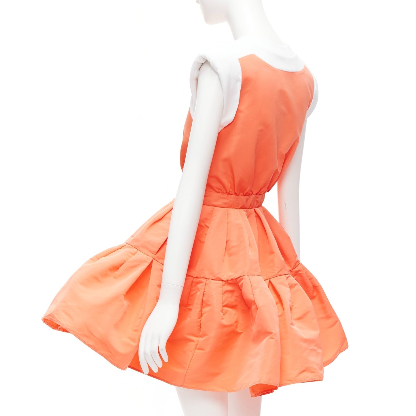 Women's Alexander McQueen taffeta tank flared dress