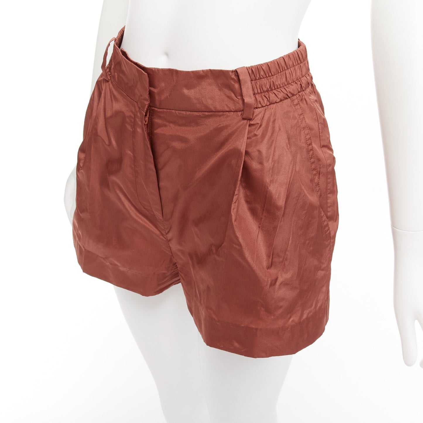 Women's Valentino Piccioli silk high waisted dress shorts