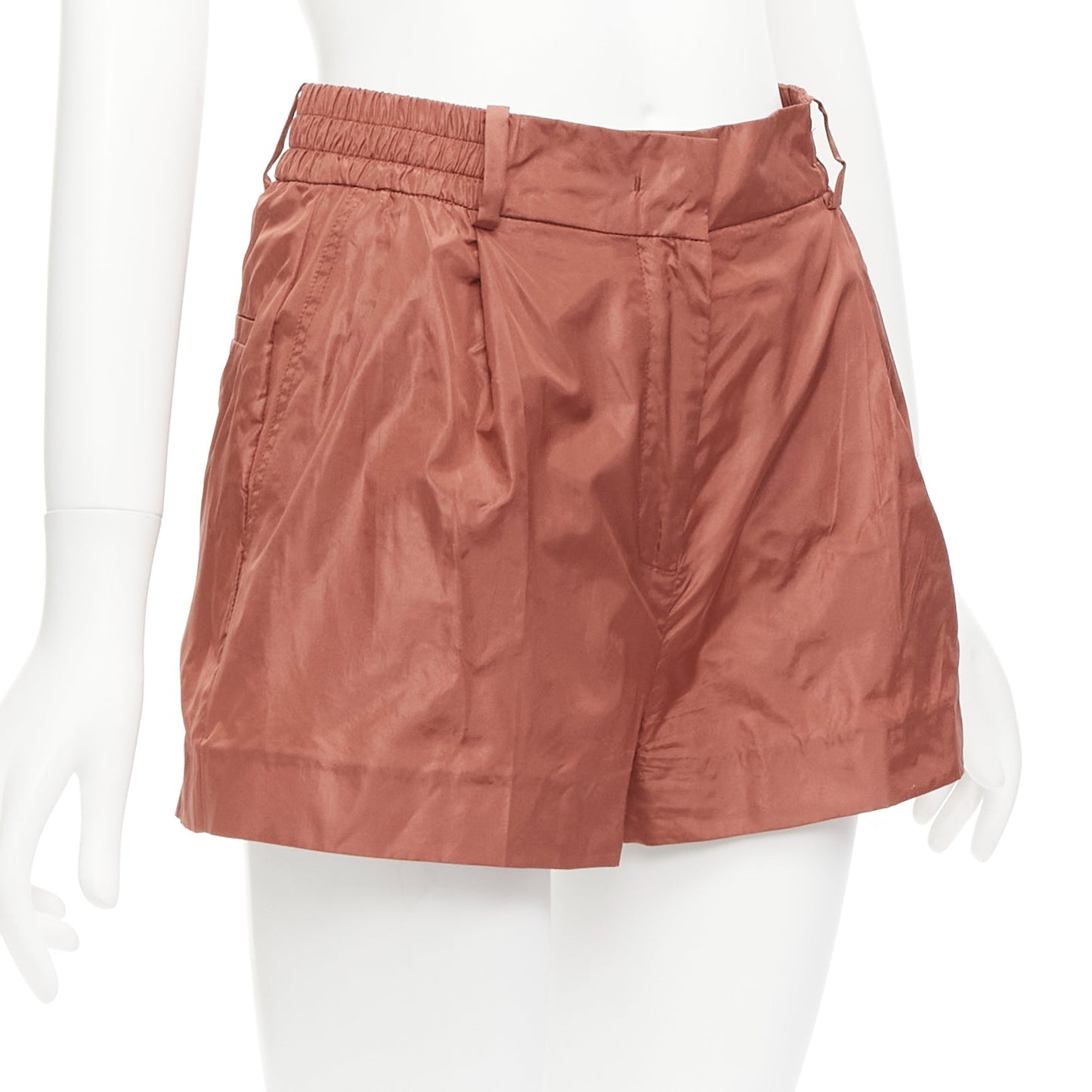 Women's Valentino Piccioli silk high waisted dress shorts