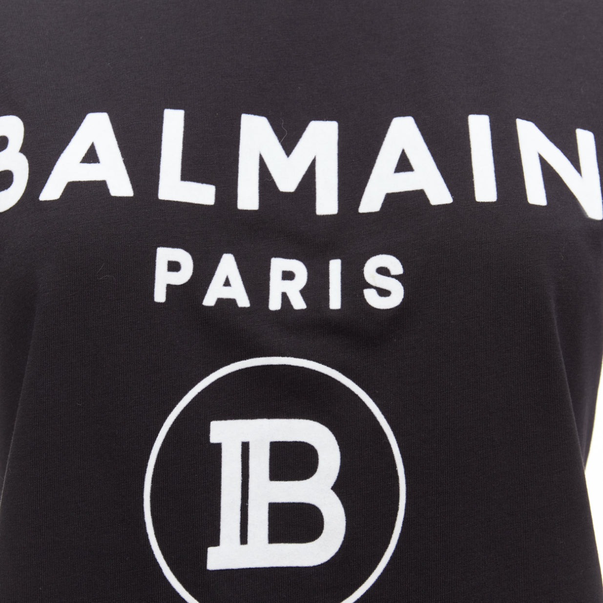 Women's Balmain B logo gold military buttons tshirt