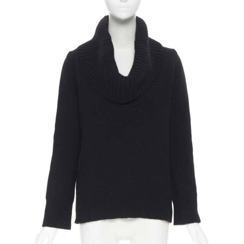 Women's Alexander McQueen wool angora blend ribbed turtleneck