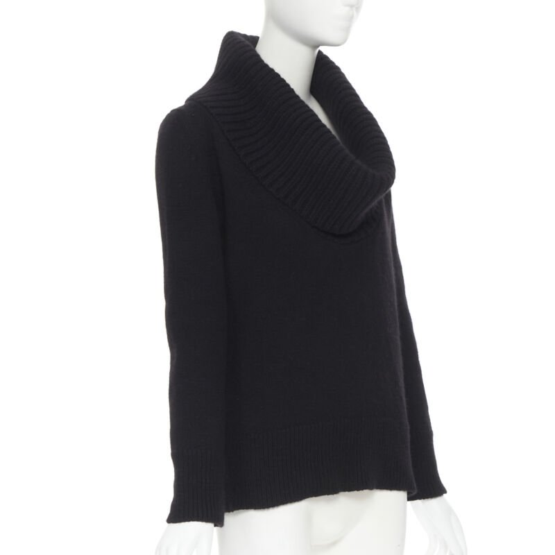 Women's Alexander McQueen wool angora blend ribbed turtleneck