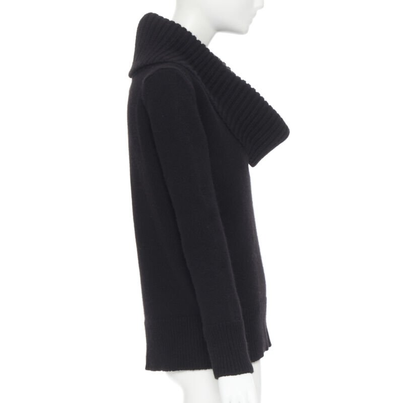 Women's Alexander McQueen wool angora blend ribbed turtleneck