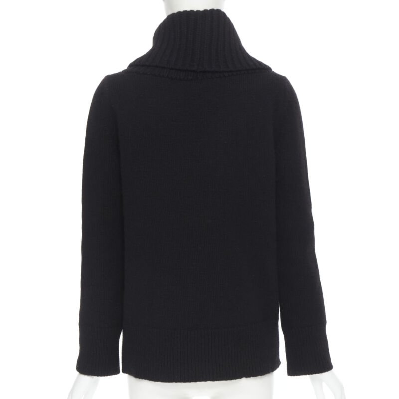 Women's Alexander McQueen wool angora blend ribbed turtleneck
