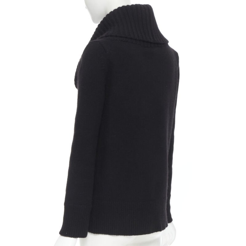 Women's Alexander McQueen wool angora blend ribbed turtleneck