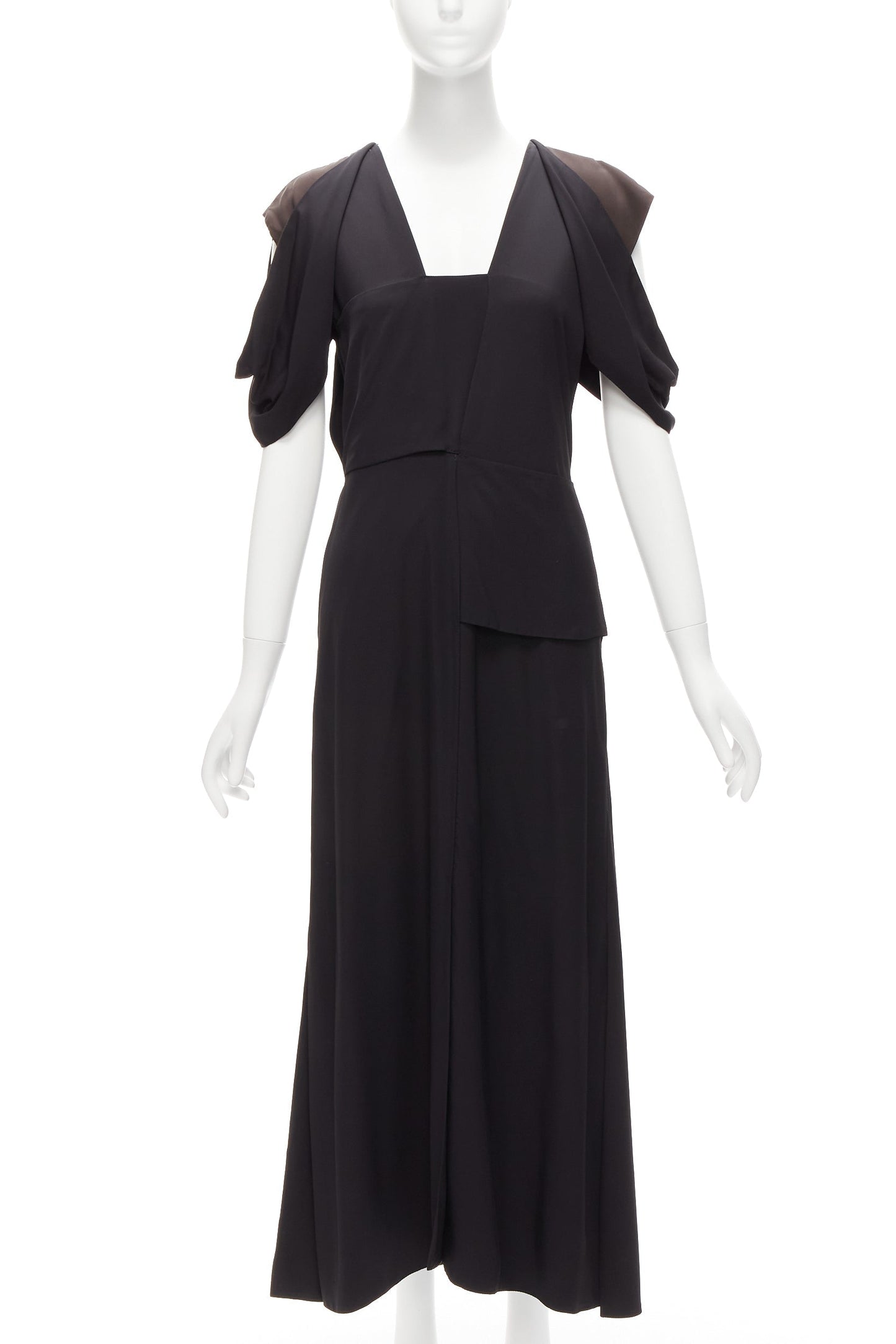 Women's Bottega Veneta intrecciato woven square neck layered dress