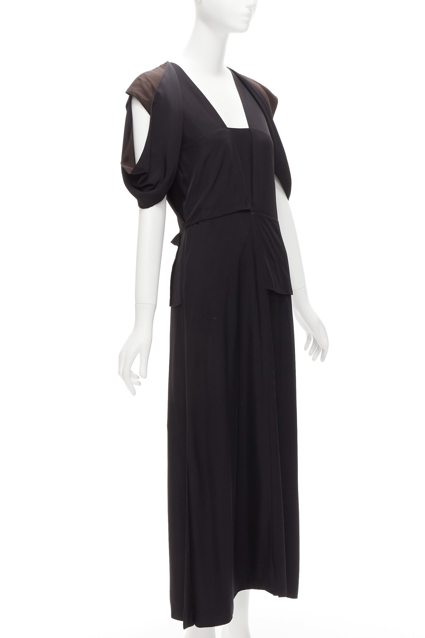 Women's Bottega Veneta intrecciato woven square neck layered dress