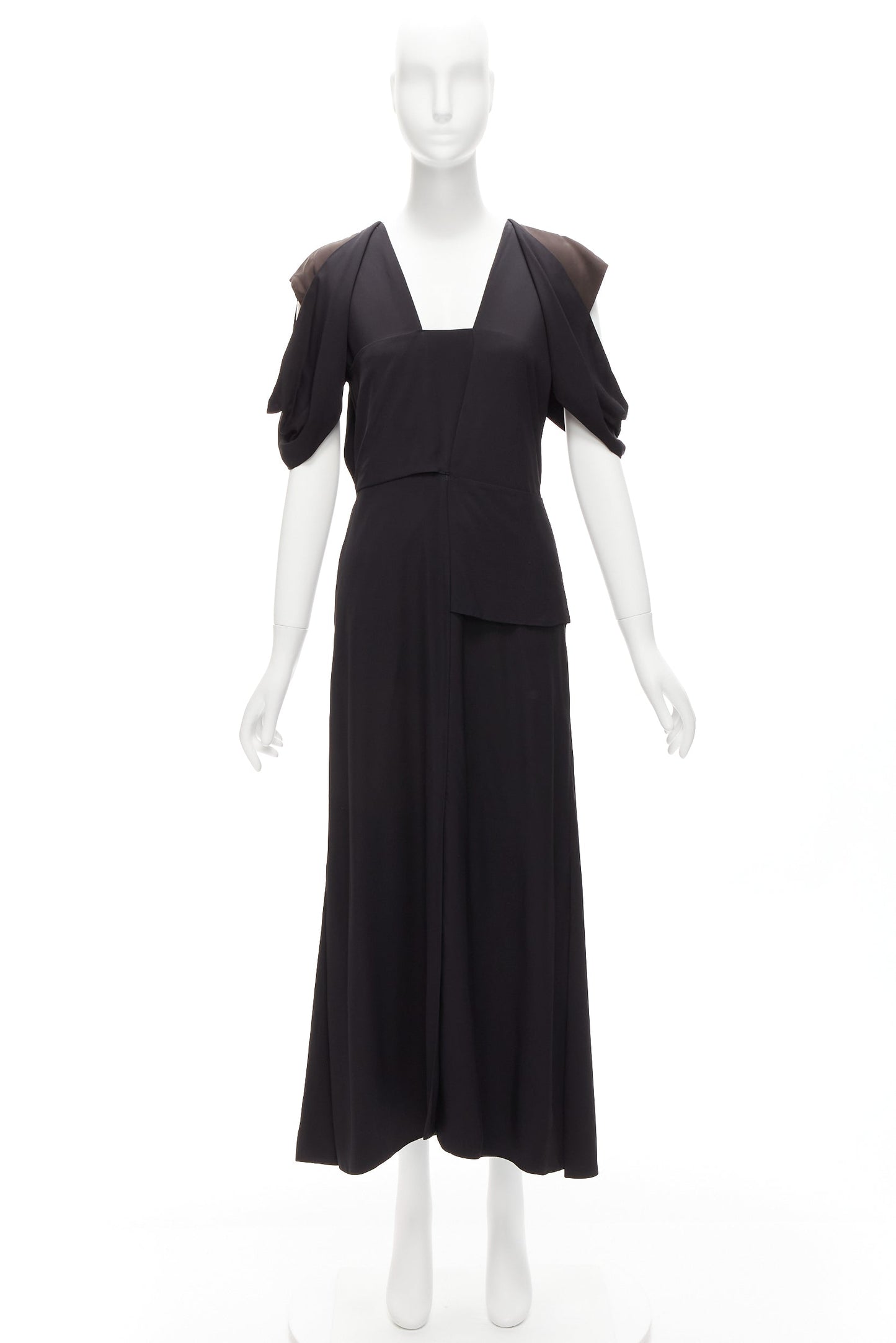 Women's Bottega Veneta intrecciato woven square neck layered dress