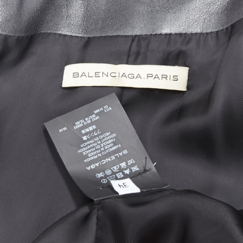 Women's Balenciaga red wool cocoon bomber jacket