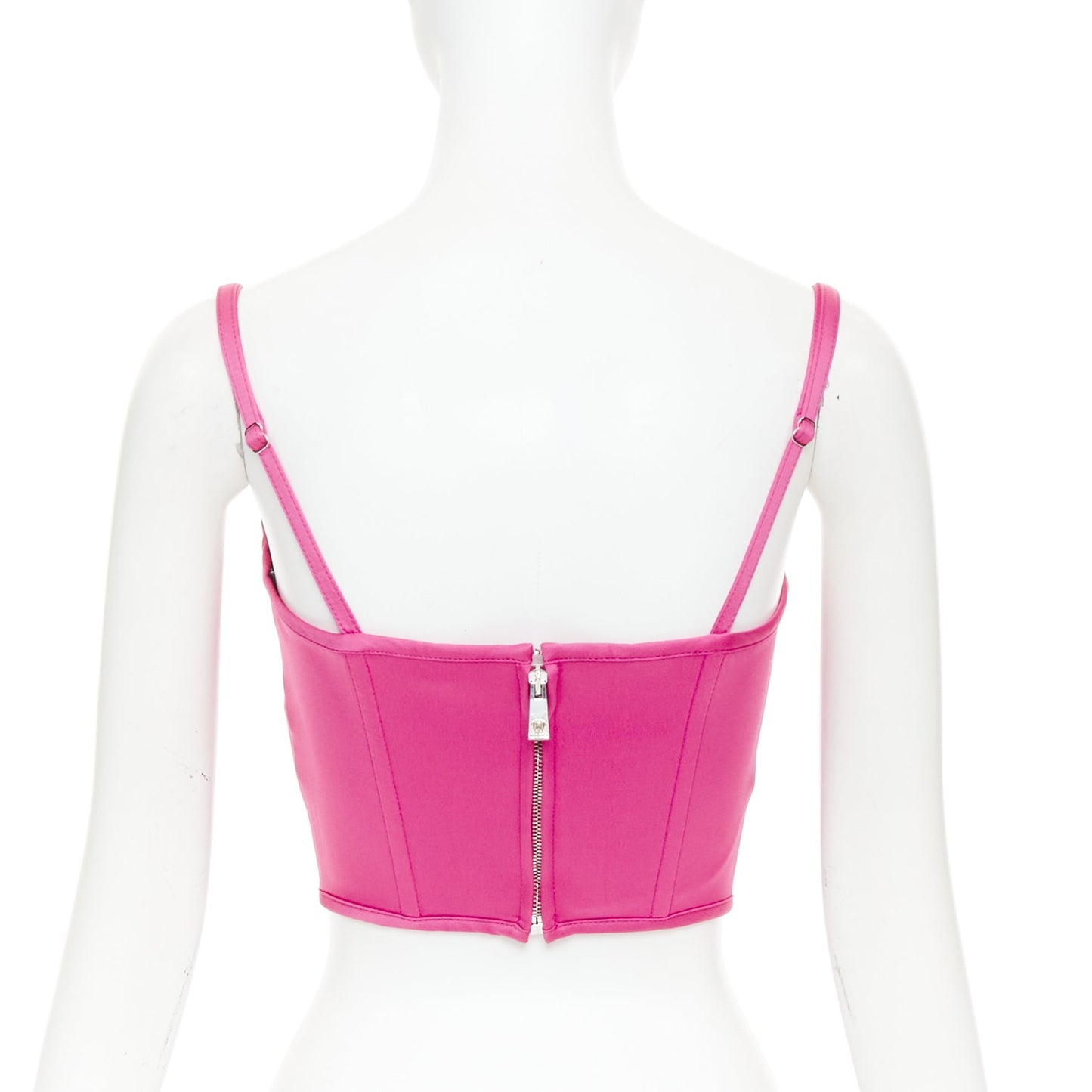 Women's Versace fuchsia pink crop top