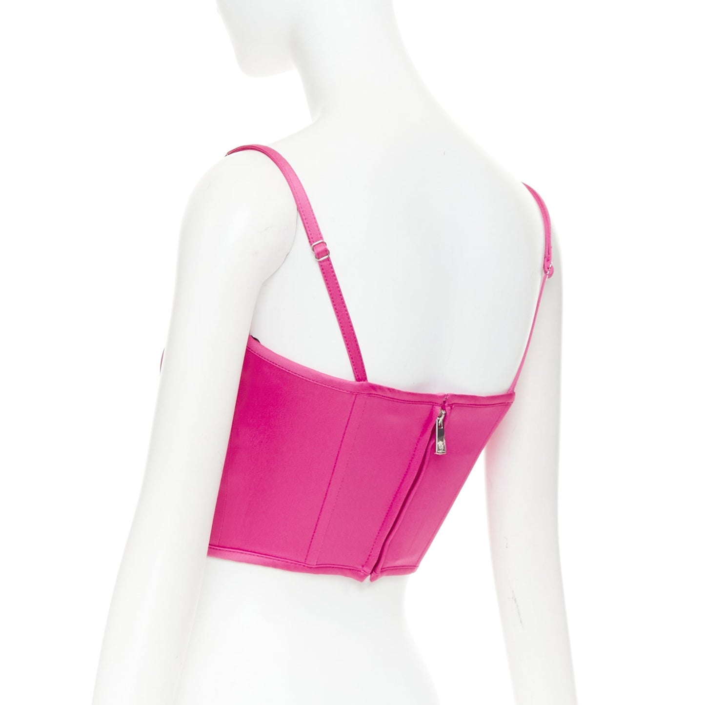 Women's Versace fuchsia pink crop top